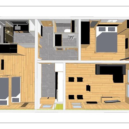 Appartement Familial Au Pied De La Telecabine 4* Saint-Gervais-les-Bains Luaran gambar